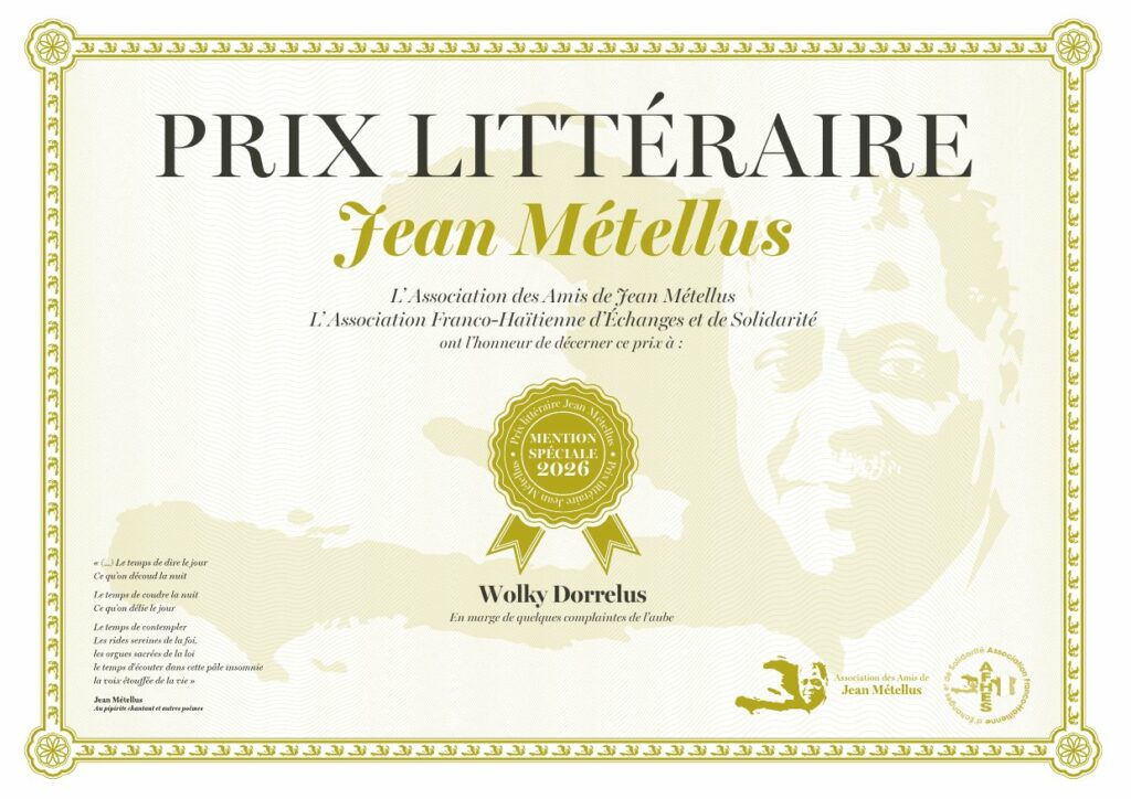 Diplôme de mention spéciale 2026 : Wolky Dorrelus